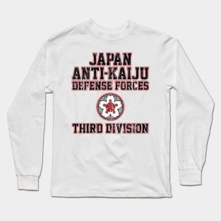 Japan Anti-Kaiju Defense Forces Third Division (Variant) Long Sleeve T-Shirt